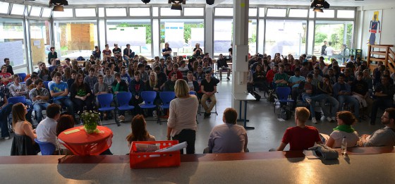 Publikum bei der Zukunftskonferenz Schorndorf